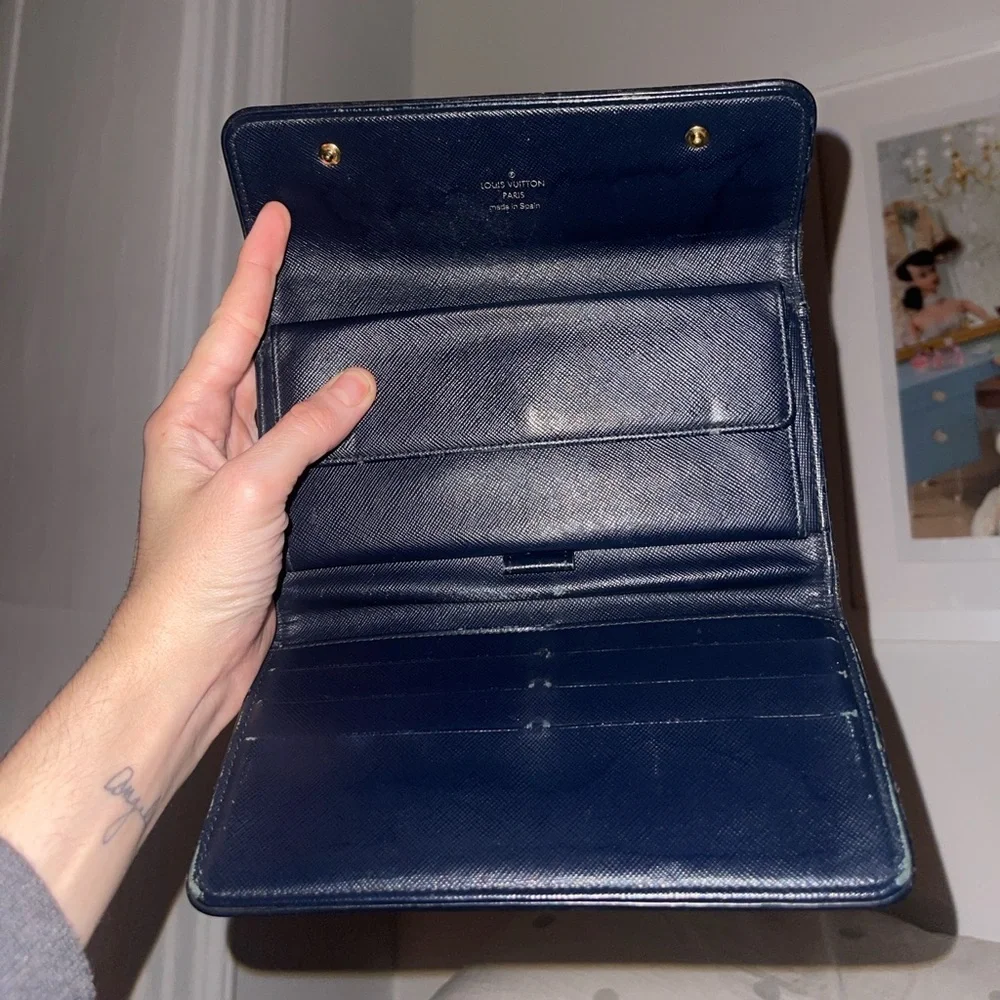 LOUIS VUITTON Porte Tresor International Monogram Mini Lin Wallet - Picture 3 of 6